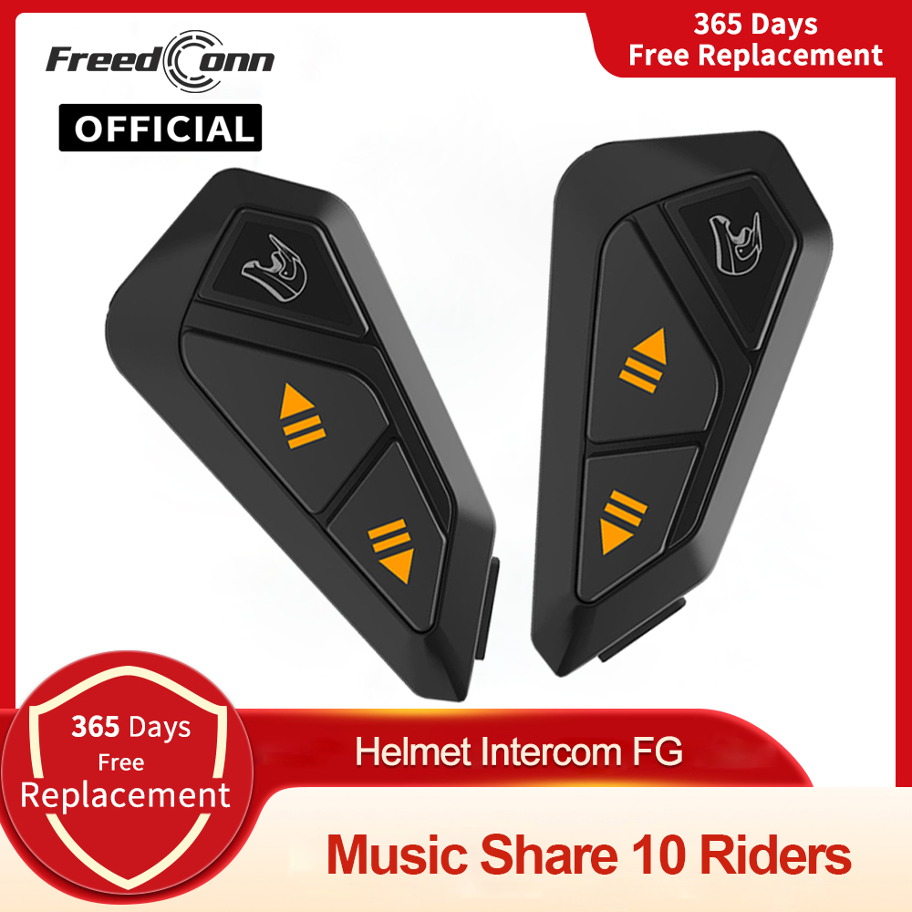 Universal Motorcycle Helmet Intercom Headset - FreedConn Interfono per moto Auricolare Bluetooth