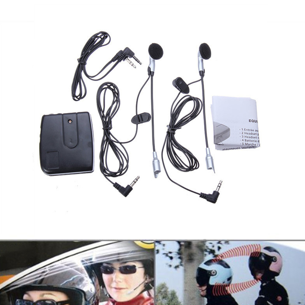 Universal Motorcycle Helmet Intercom Headset - Sistema di comunicazione da casco per