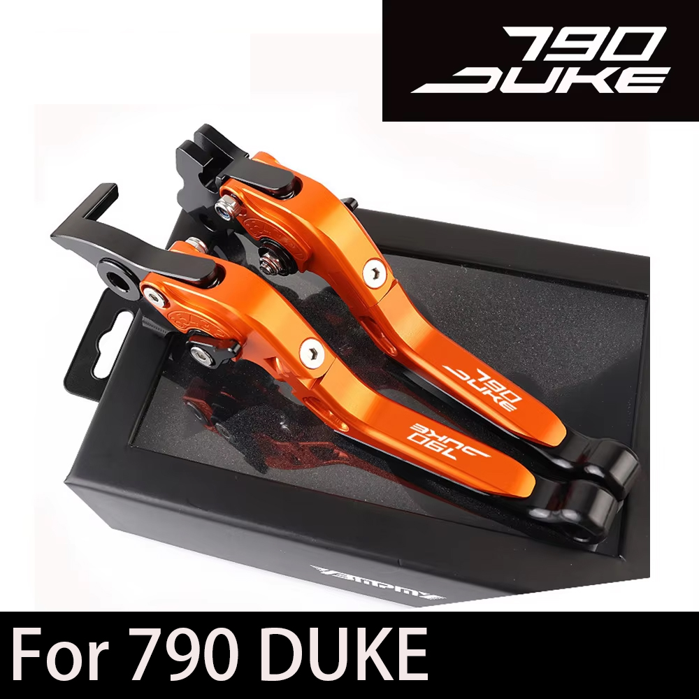 Cnc Aluminum Adjustable Brake Clutch Levers - Leva Freno Frizione 790 Duke Pieghevole