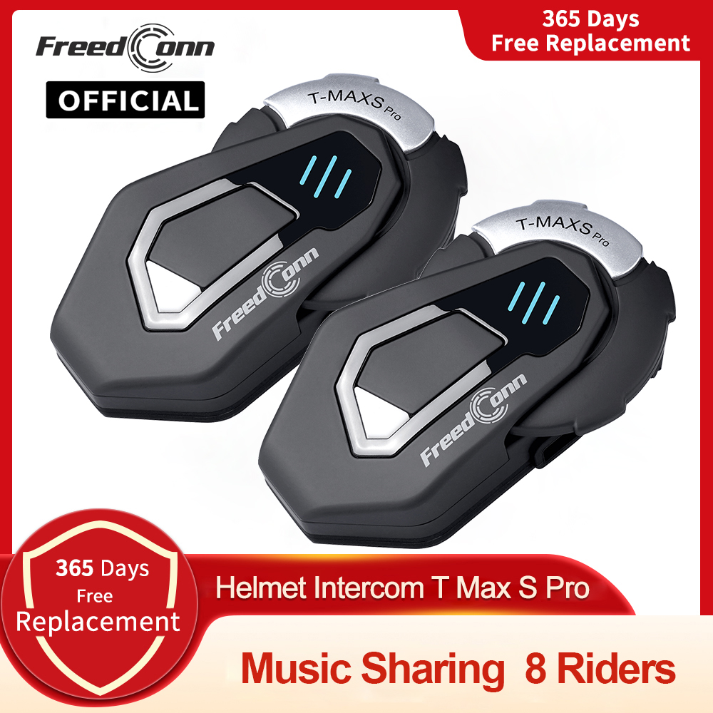 Universal Motorcycle Helmet Intercom Headset - FreedConn T Max S Pro citofono