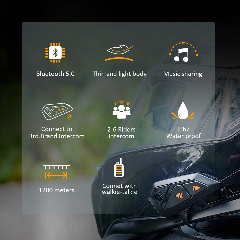 FreedConn Interfono per moto A - Universal Motorcycle Helmet Intercom Headset recensione e prezzo